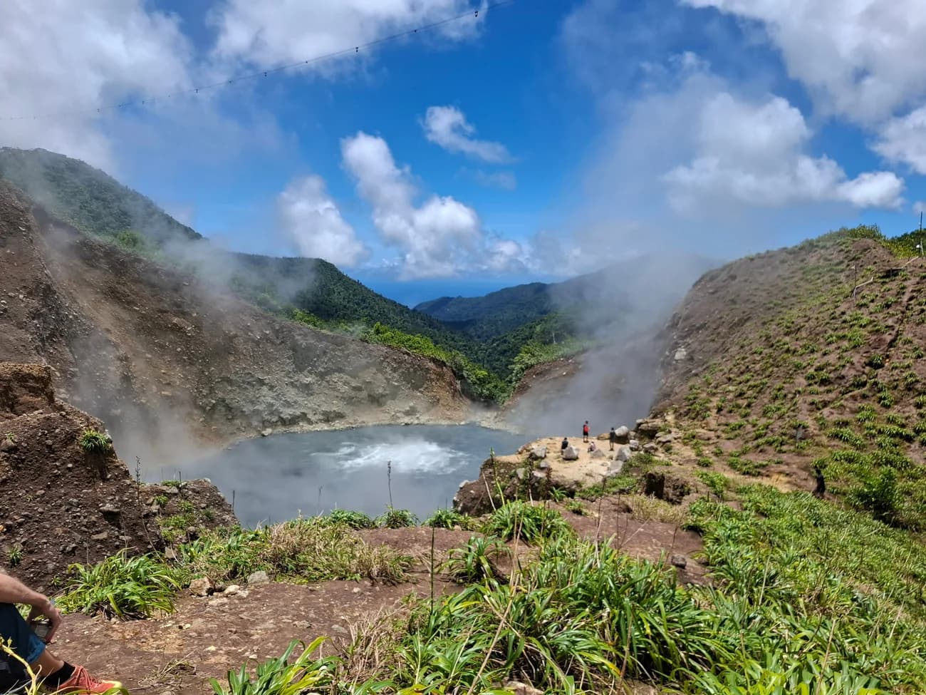 Comfortable transport vehicle for private Boiling Lake tour hotel pickup service in Dominica